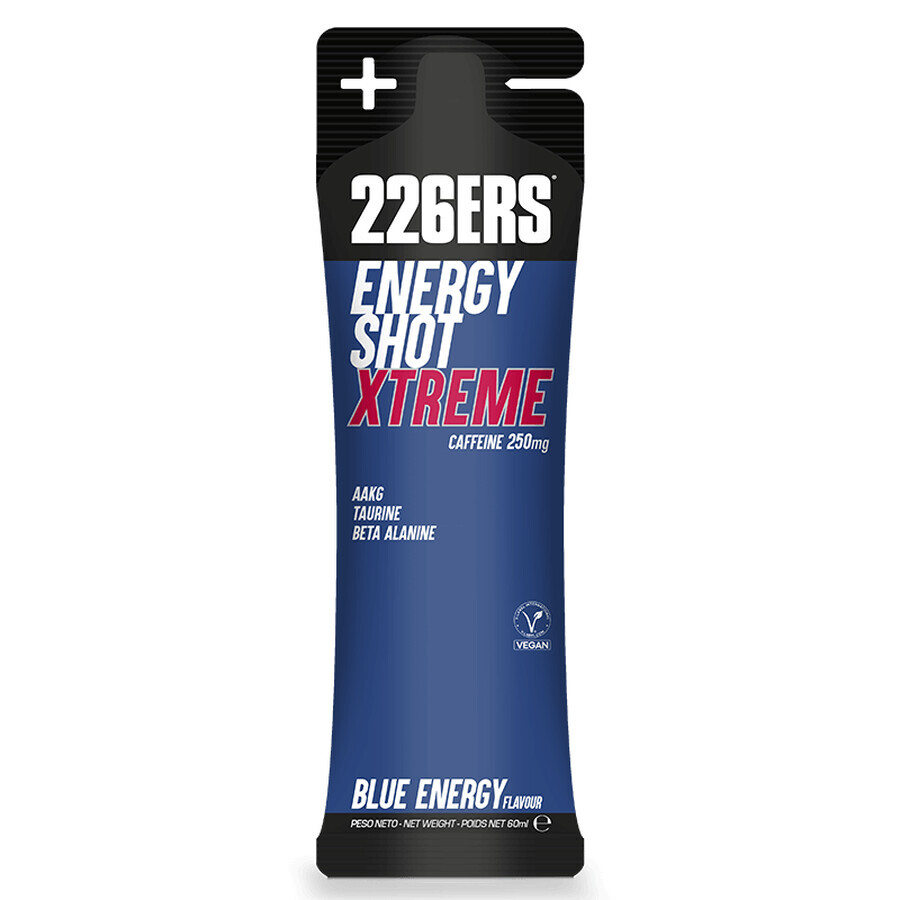 226Ers Energy Shot Stick Xtreme Caffeine, energy shot with caffeine, blue energy, 60 ml