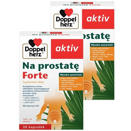 Doppelherz aktiv Na prostate Forte set, 2 x 30 cápsulas