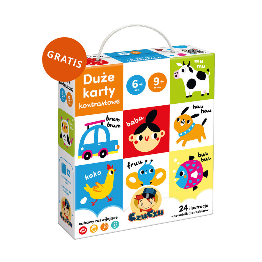 Set Bebilon Advance Pronutra 2, latte di proseguimento, oltre 6 mesi, 3 x 1000 g + CzuCzu, carte di contrasto grandi gratuite