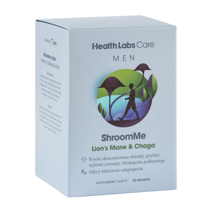 Health Labs ShroomMe Men Lion's Mane&Chaga, 45.5 g