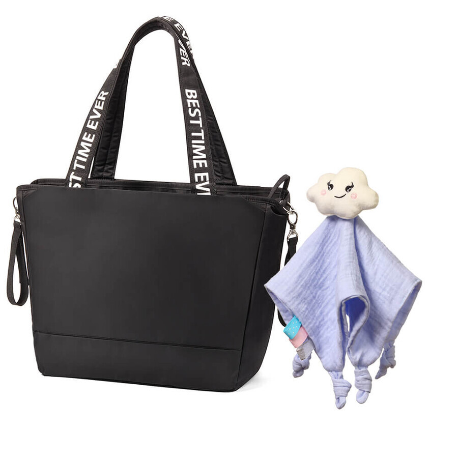 BabyOno, kinderwagenzak voor mama, Best Time Ever + knuffeldoekje, Blinky Cloud, 1 gratis artikel