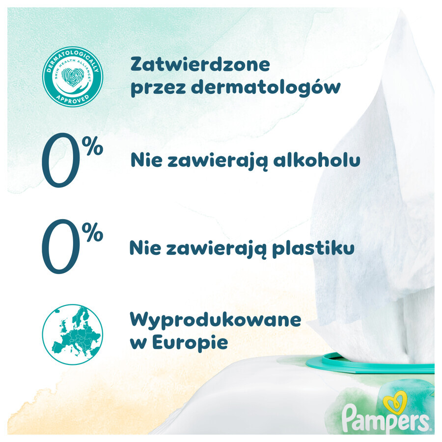 Set Pampers Harmonie Protect & Care, salviette umidificate, 18 x 44 pezzi
