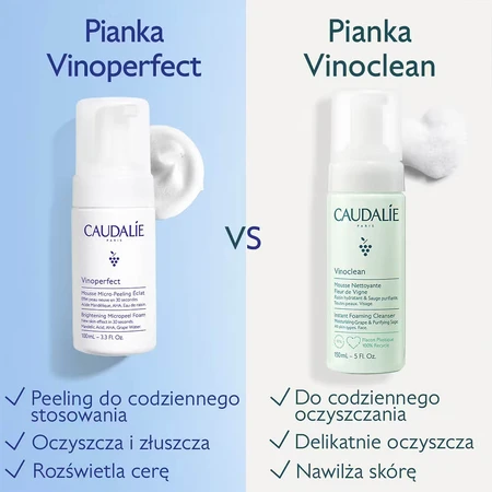Caudalie Vinoperfect, verhelderend micropeeling schuim, 50 ml
