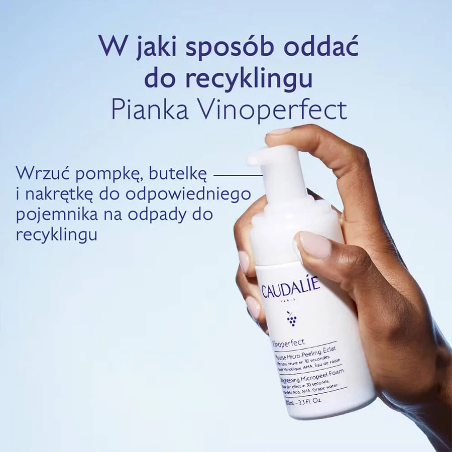 Caudalie Vinoperfect, verhelderend micropeeling schuim, 50 ml