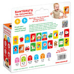 CzuCzu Contrastes en un hilo, libro infantil, 6-9 meses CzuCzu Contrastes en un hilo, libro infantil, 6-9 meses