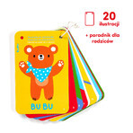 CzuCzu Contrastes en un hilo, libro infantil, 6-9 meses CzuCzu Contrastes en un hilo, libro infantil, 6-9 meses
