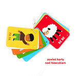 CzuCzu Contrastes en un hilo, libro infantil, 6-9 meses CzuCzu Contrastes en un hilo, libro infantil, 6-9 meses