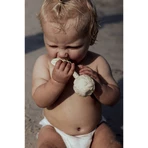 Natruba, natural rubber teether with rattle, shell, from birth, 1 piece