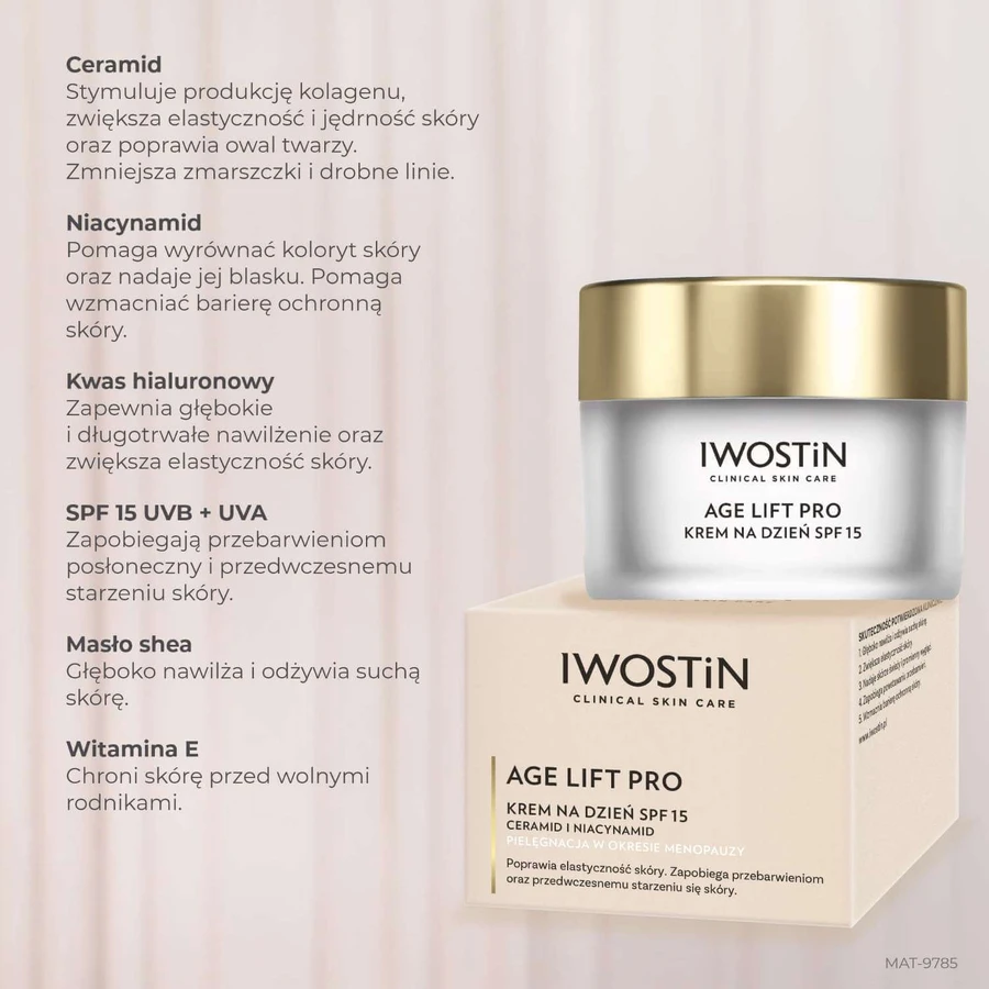 Iwostin Age Lift Pro, Tagescreme, SPF 15, 50 ml