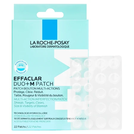 La Roche-Posay Effaclar Duo+M, multifunktionales Pickelpflaster, 22 Stück