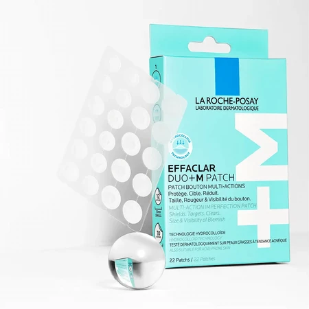 La Roche-Posay Effaclar Duo+M, multifunktionales Pickelpflaster, 22 Stück