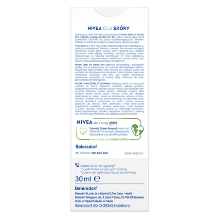 Nivea Sun Primer Daily UV, 2-in-1 gezichtsserum, SPF 50+, 30 ml