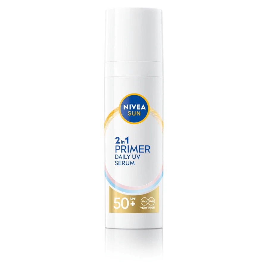 Nivea Sun Primer Daily UV, 2-in-1 gezichtsserum, SPF 50+, 30 ml