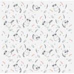 Ceba Baby, protective mat, Raccoon, 120 cm x 120 cm