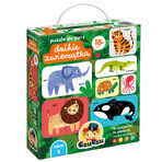 CzuCzu Pairing Puzzle Wild Animals, puzzles for children, from 18 months, 36 elements CzuCzu Pairing Puzzle Wild Animals, puzzles for children, from 18 months, 36 elements