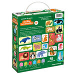 CzuCzu Pairing Puzzle Wild Animals, puzzles for children, from 18 months, 36 elements CzuCzu Pairing Puzzle Wild Animals, puzzles for children, from 18 months, 36 elements