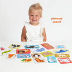 CzuCzu Pairing Puzzle Wild Animals, puzzles for children, from 18 months, 36 elements
