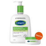 Cetaphil MD Dermoprotector, vochtinbrengende lotion voor gezicht en lichaam, droge en gevoelige huid, met pomp, 500 ml + vochtinbrengende gezichtscrème met hyaluronzuur, nachtcrème, 48 ml gratis Cetaphil MD Dermoprotector, vochtinbrengende lotion voor gezicht en lichaam, droge en gevoelige huid, met pomp, 500 ml + vochtinbrengende gezichtscrème met hyaluronzuur, nachtcrème, 48 ml gratis