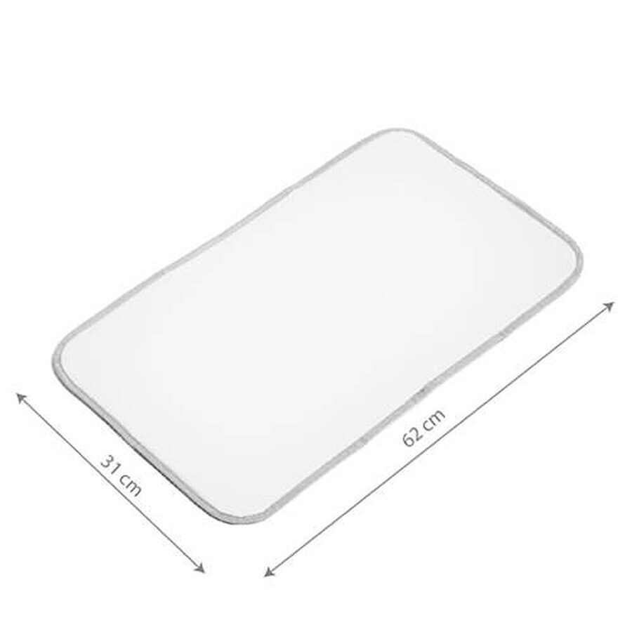BabyOno, geantă de cărucior, Carmen, gri + prosop cu uscare rapidă, 90 x 170 cm gratuit + păturică de pluș, Blinky Cloud gratuit