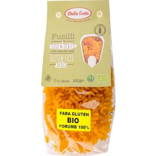 Pasta de maíz ecológica, sin gluten, 250g, Dalla Costa