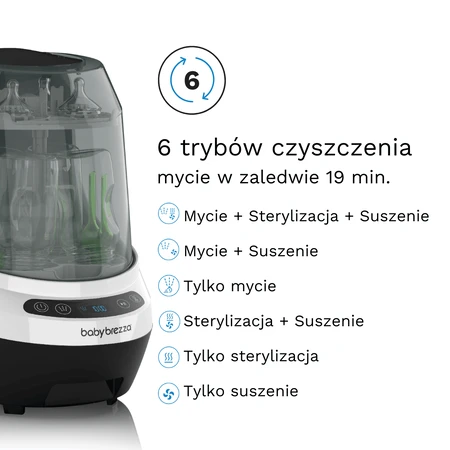 Baby Brezza Bottle Washer Pro, dispositivo de lavado y esterilización de biberones
