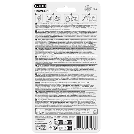 GUM Travel Kit, set de cuidado bucal para viajes