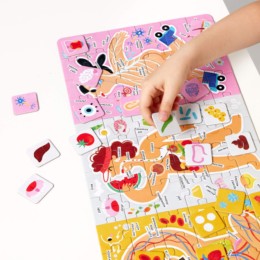 CzuCzu This is how my body works, puzzle for children, from 5 years old, 128 elements