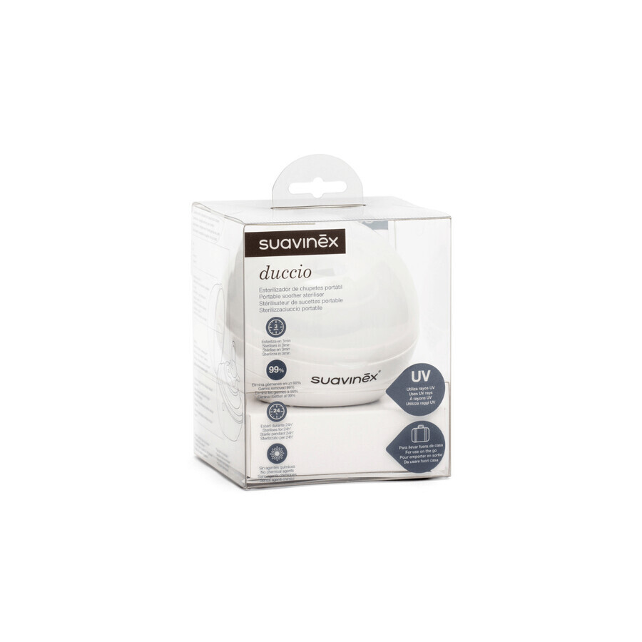 UV sterilizer for pacifier Duccio, White, Suavinex