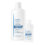 Set Ducray Elution, șampon delicat pentru a restabili echilibrul scalpului, 400 ml + șampon anti-mătreață, condiții severe de mătreață, 100 ml