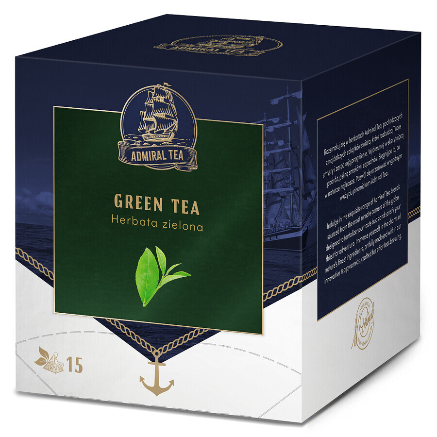 Admiral Tea Green, tè espresso, 2 g x 15 bustine