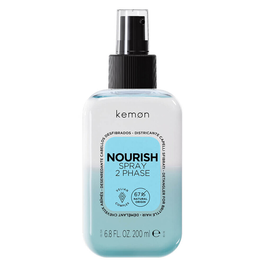 Laca hidratante bifásica Nourish, 200 ml, Kemon