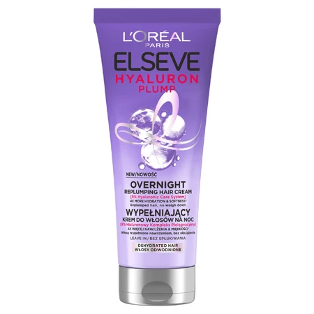 L'Oréal Elseve Hyaluron Plum, crème de nuit comblante, 200 ml