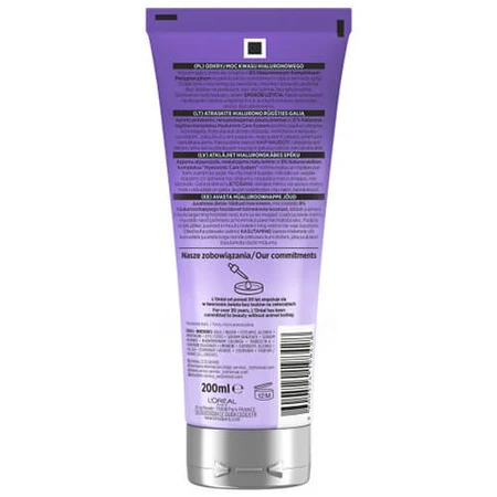 L'Oréal Elseve Hyaluron Plum, crème de nuit comblante, 200 ml