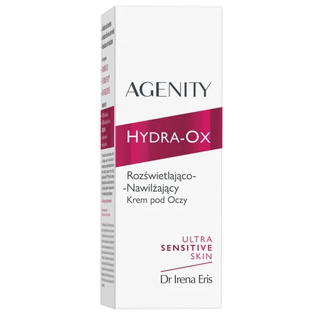 Agenity Hydra-Ox, crème illuminatrice et hydratante pour les yeux, 15 ml