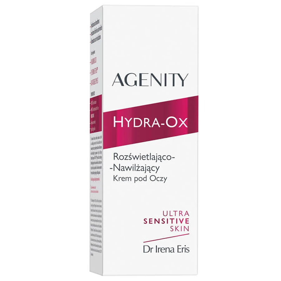 Agenity Hydra-Ox, crème illuminatrice et hydratante pour les yeux, 15 ml