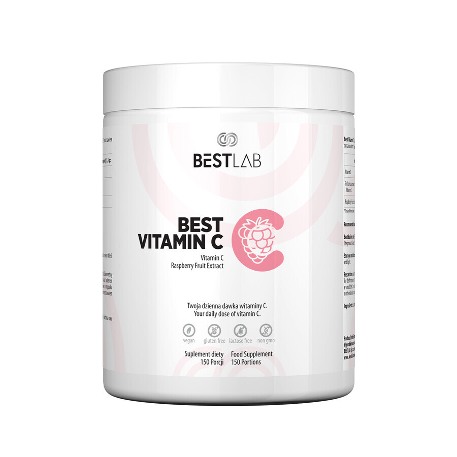 BestLab Best Vitamina C, polvo, 195 g