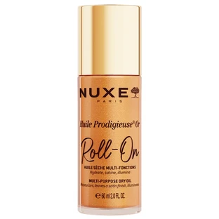 Nuxe Huile Prodigieuse Or, Trockenöl mit Goldpartikeln für Körper, Gesicht und Haare, Roll-on, 60 ml