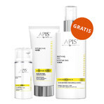 Apis Professional Ceramide Repair, maschera ricostituente con ceramidi e beta-glucano, 200 ml + crema rigenerante con ceramidi e acidi omega, 100 ml + tonico, 300 ml in omaggio