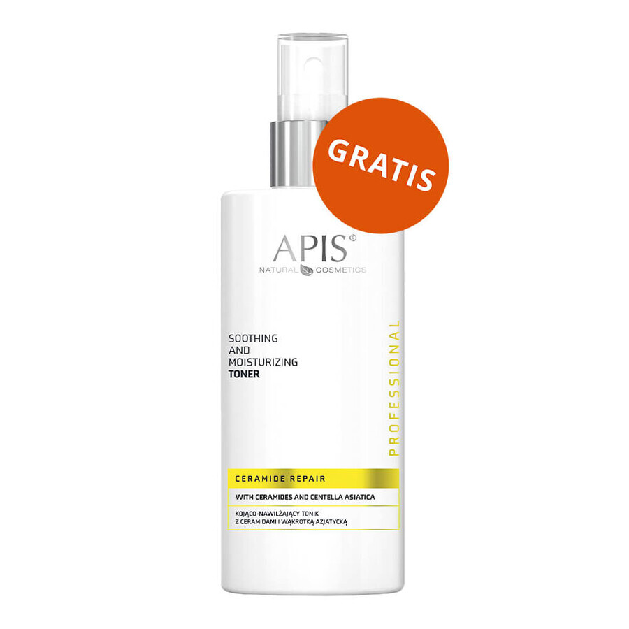 Apis Professional Ceramide Repair, maschera ricostituente con ceramidi e beta-glucano, 200 ml + crema rigenerante con ceramidi e acidi omega, 100 ml + tonico, 300 ml in omaggio