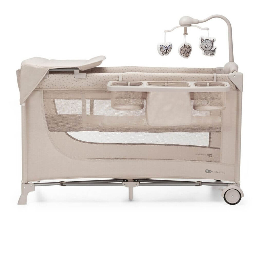 Lit pliant Joy2 avec accessoires, Beige