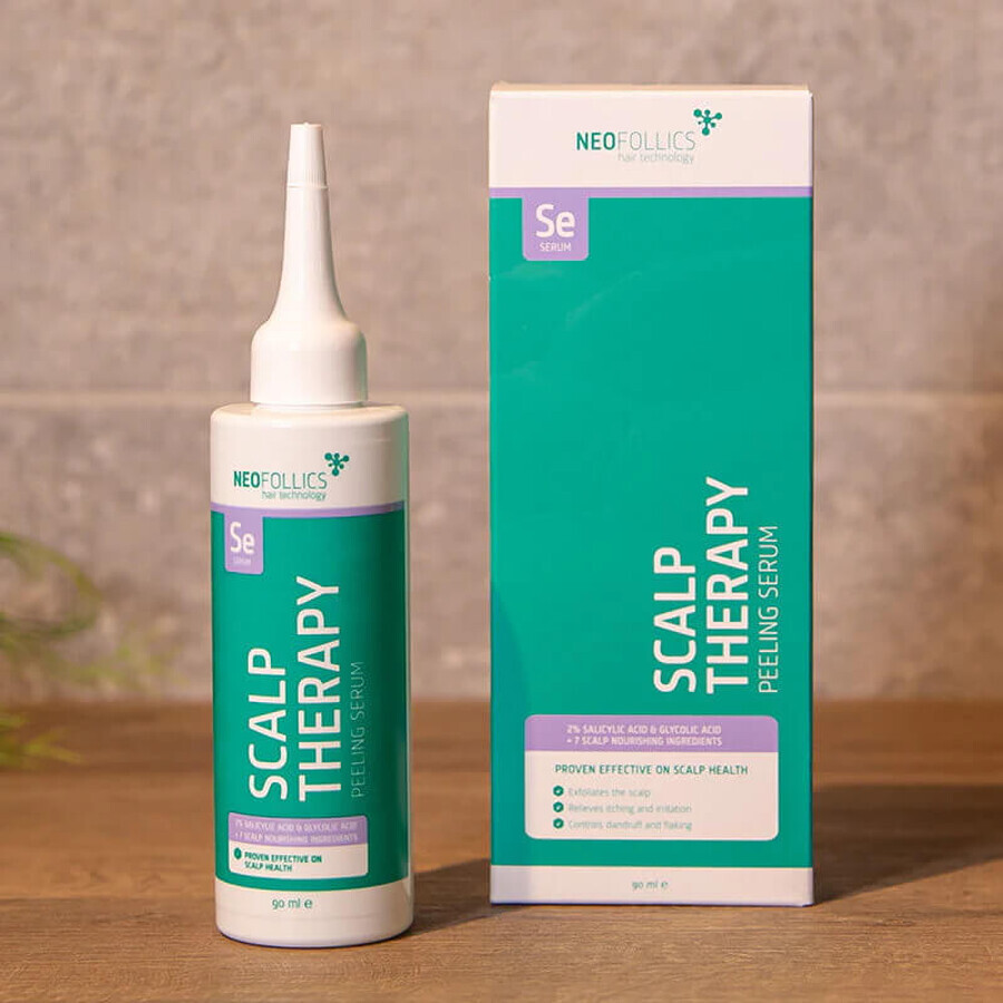 Kit Neofollics Scalp Therapy, gommage trichologique, 90 ml + masque hydratant du cuir chevelu, 175 ml + shampoing exfoliant du cuir chevelu, 250 ml pour 1 penny