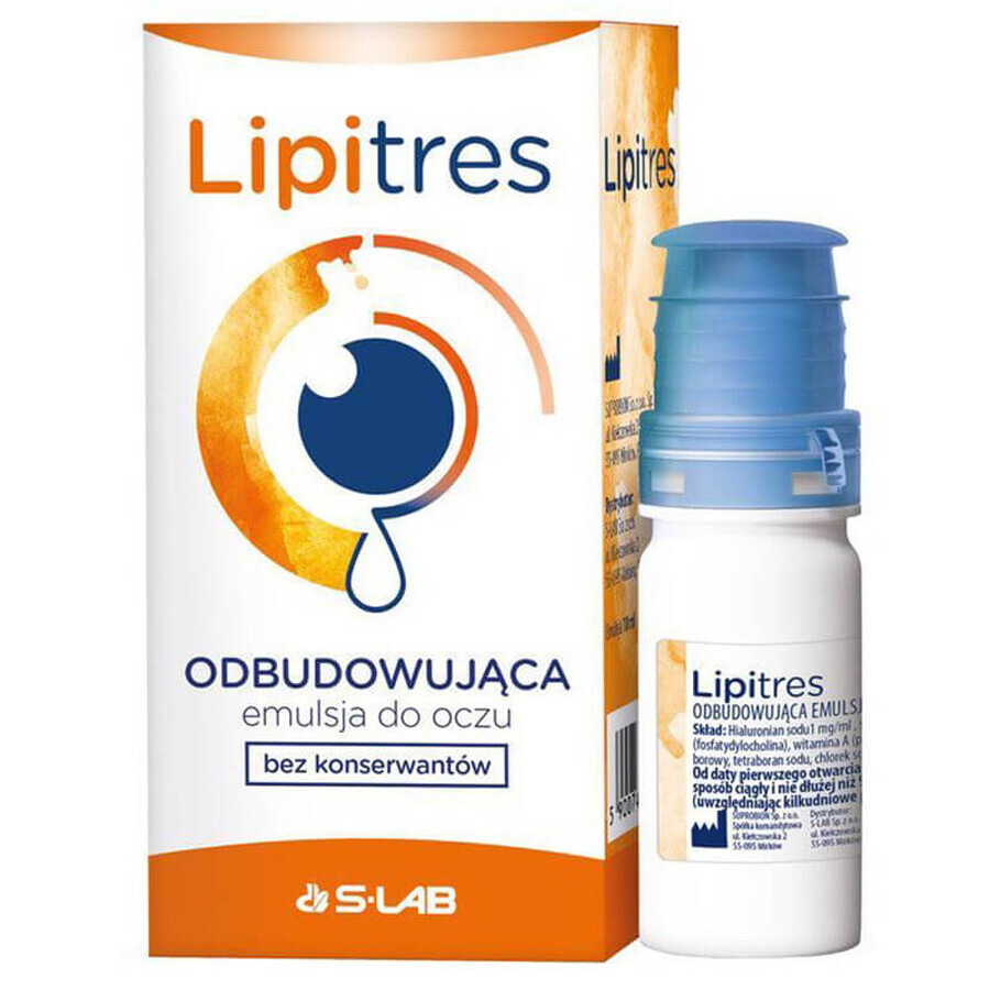 Lipitres, restaurative Augenemulsion, Tropfen, 10 ml