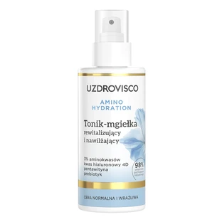 Uzdrovisco Amino Hydration, belebendes und feuchtigkeitsspendendes Tonic-Mist, 150 ml