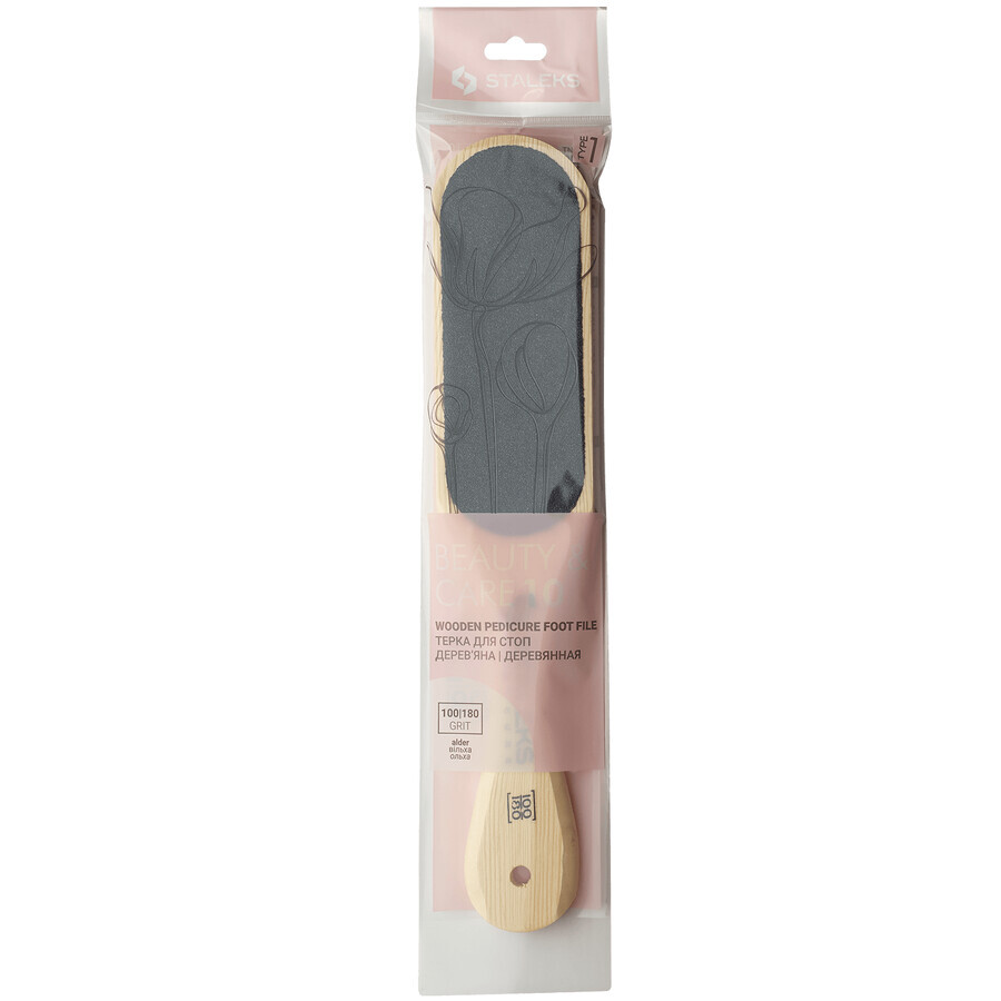Stalex, râpe à pied en bois, Beauty & Care 10, type 1, 1 pièce