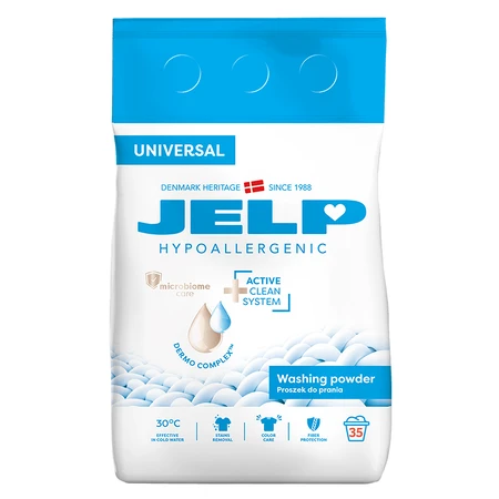 Jelp Hypoallergenic, detergente hipoalergénico multiusos, 2,1 kg + peluche de regalo