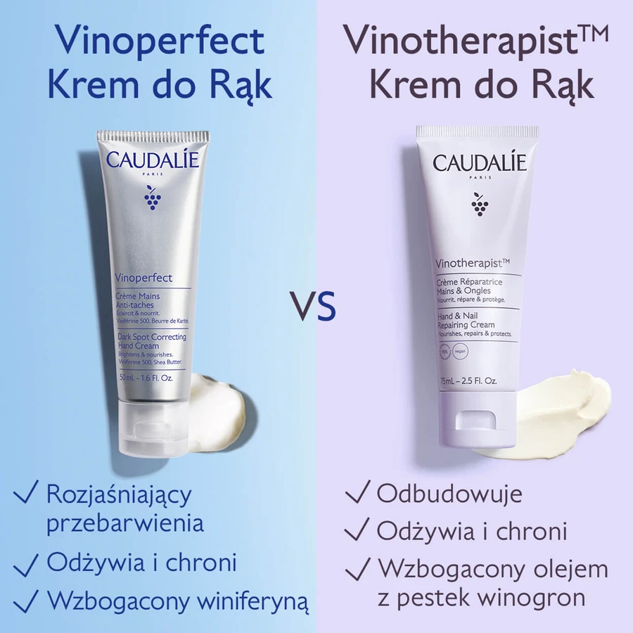 Caudalie Vinoperfect, Anti-Pigmentierungs-Handcreme, 50 ml