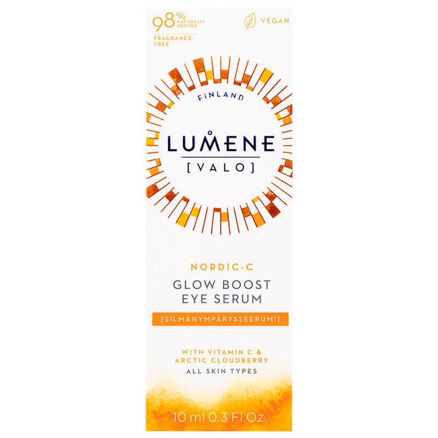 Lumene Nordic-C Valo, aufhellendes Augenserum mit Vitamin C, 10 ml