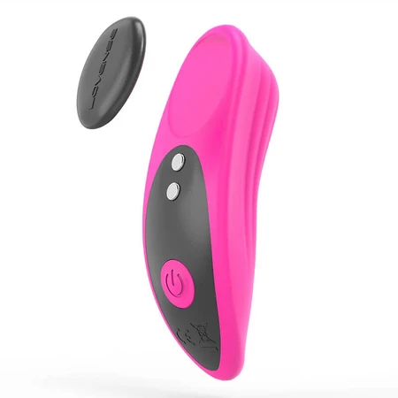 Lovense Ferri, vibrador lencero controlado por app, rosa