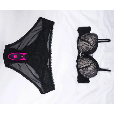 Lovense Ferri, vibrador lencero controlado por app, rosa