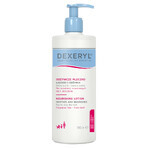 Set Dexeryl, voedende lichaamsmelk, 500 ml + reinigende douchecrème voor baby's, kinderen en volwassenen, zeer droge en atopische huid, 500 ml